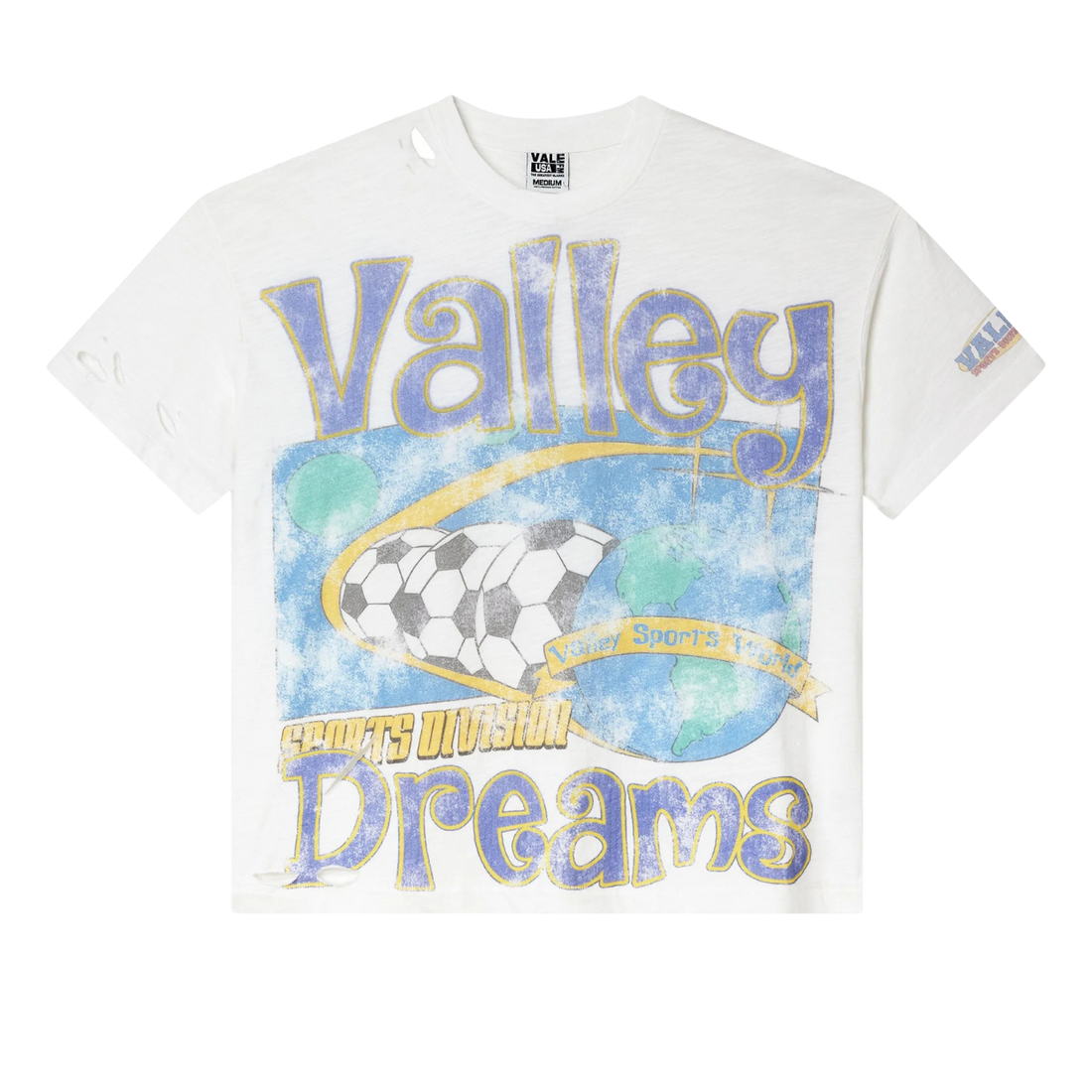 VALE FOREVER TEE 'FUTBALL WHITE'