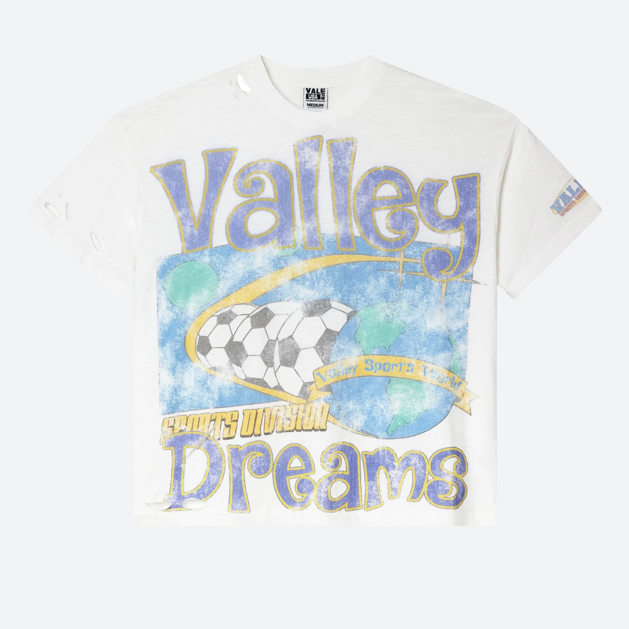 VALE FOREVER TEE 'FUTBALL WHITE'
