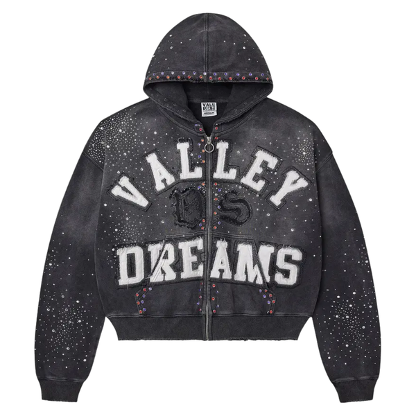 VALE FOREVER HOODIE 'ZIPUP CLASSICO BLACK'