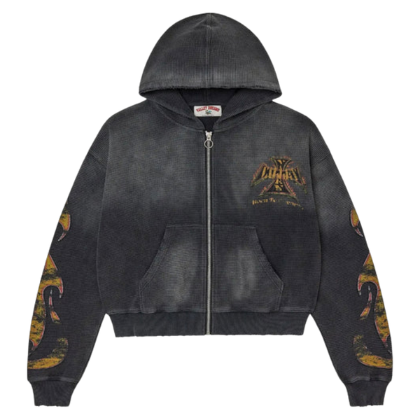 VALE FOREVER ZIP-UP 'REBORN WAFFLE BLACK'