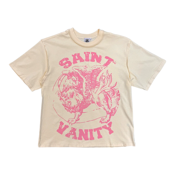 SAINT VANITY TEE 'GRIFFIN CREAM PINK'