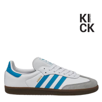 ADIDAS SAMBA 'WHITE SHOCK CYAN'