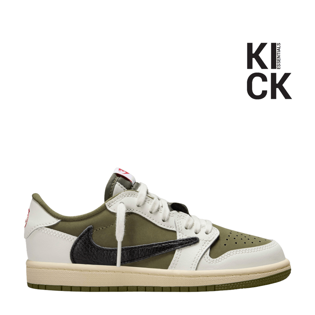 AIR JORDAN 1 LOW (PS) 'TRAVIS SCOTT MEDIUM OLIVE'