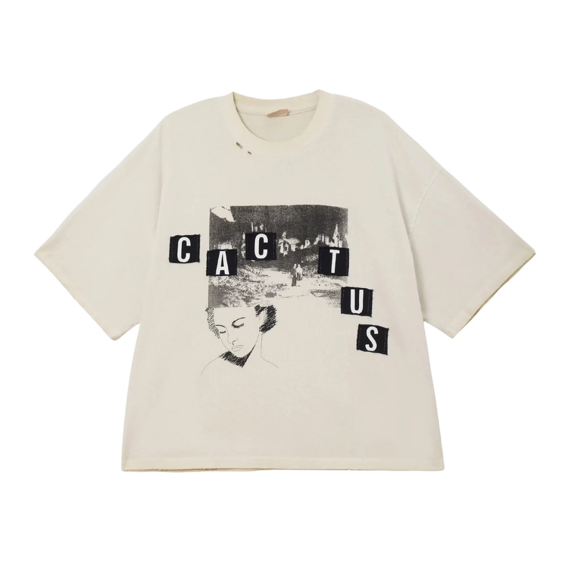 AZVA TEE 'CACTUS PATCH'