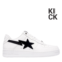 BAPESTA 'LOW #2 WHITE PATENT'