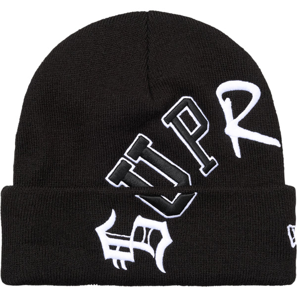 Supreme New Era Arc Beanie Black