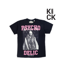 BETTER WITH AGE TEE 'PSYCHODELIC BLACK PINK'