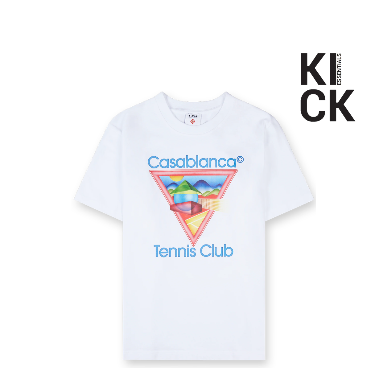 CASABLANCA TEE 'TENNIS CLUB WHITE V2'