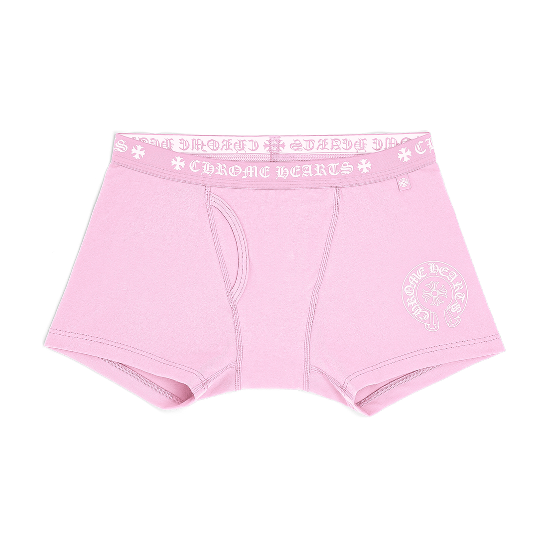 CHROME HEARTS BOXER BRIEF SHORTS 'BABY PINK'