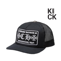 CHROME HEARTS HAT 'BLACK WHITE WRITING'