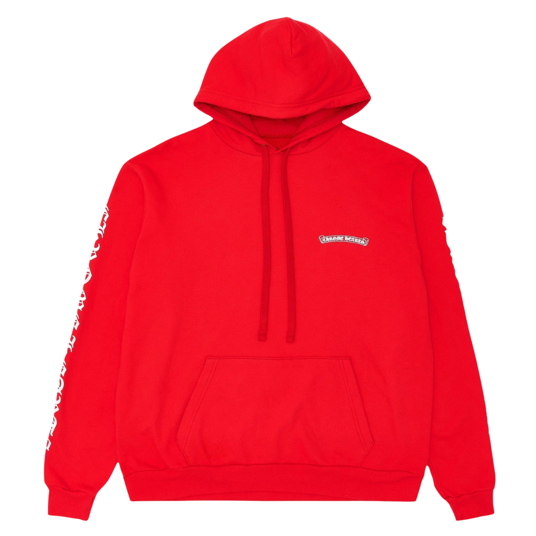 CHROME HEARTS HOODIE 'SCROLL RED WHITE'