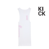 CHROME HEARTS TANK 'RIB WHITE PINK'