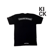 CHROME HEARTS TEE 'SCROLL LOGO POCKET BLACK'