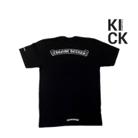 CHROME HEARTS TEE 'SCROLL LOGO POCKET BLACK'