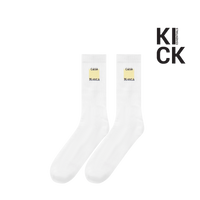 CASABLANCA SOCK 'CASA LOGO YELLOW'