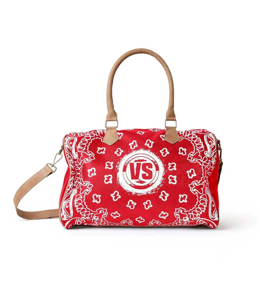 VALE FOREVER DUFFLE BAG ‘LEATHER RED’