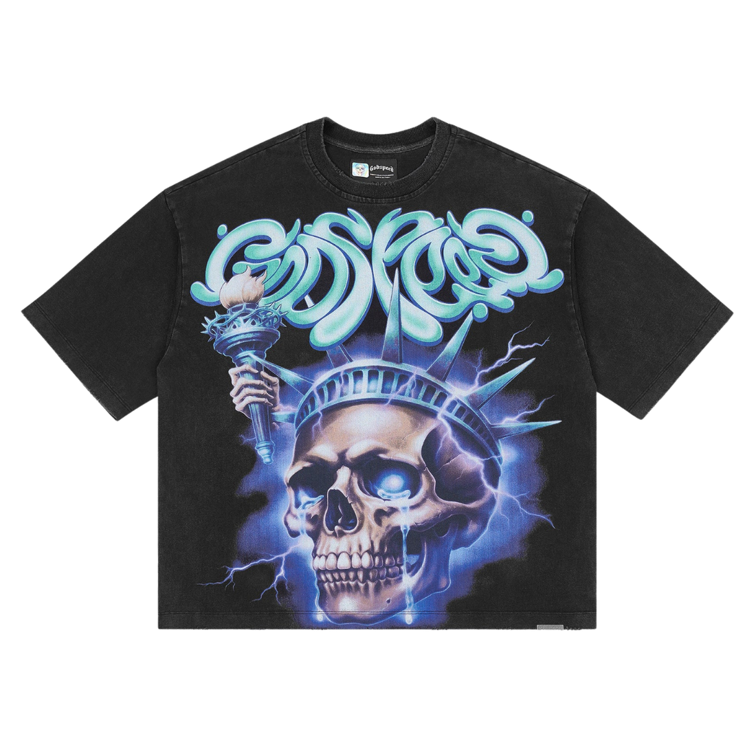 GODSPEED TEE 'LIBERTY TEARS BLACK'