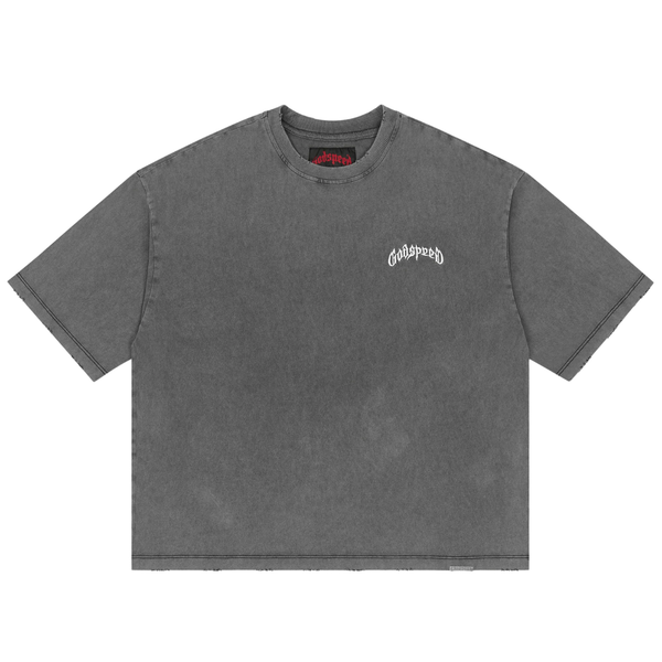 GODSPEED TEE 'VITAL NECESSI GREY WASH'