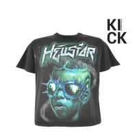HELLSTAR TEE 'GREEN HEAD FUTURE BLACK'