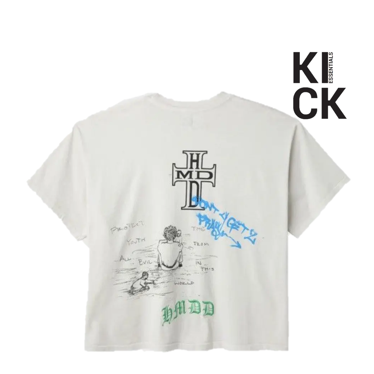 HMDDLA TEE 'PRAYER WHITE'