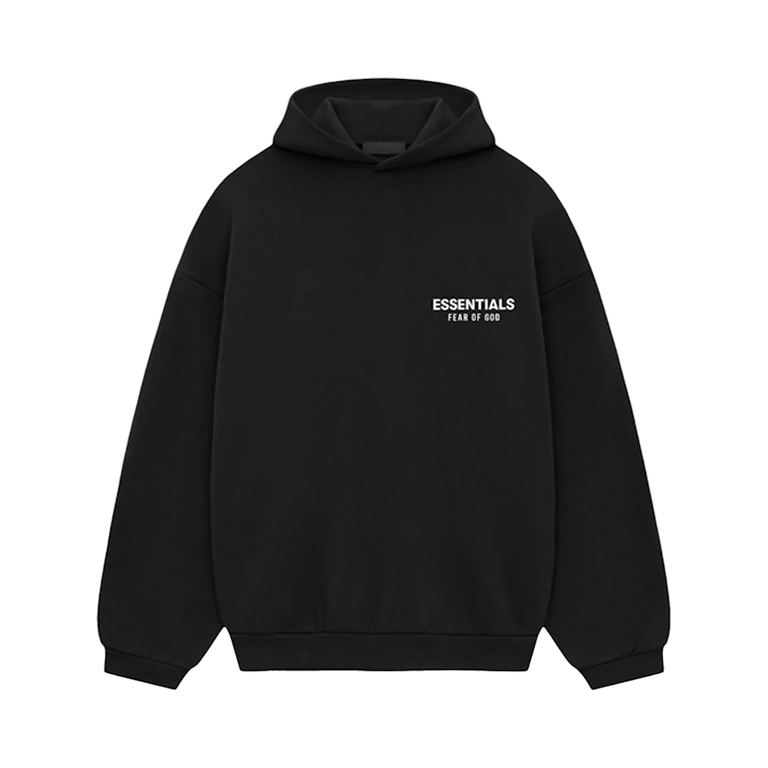 ESSENTIALS HOODIE 'FLEECE FW24 BLACK'