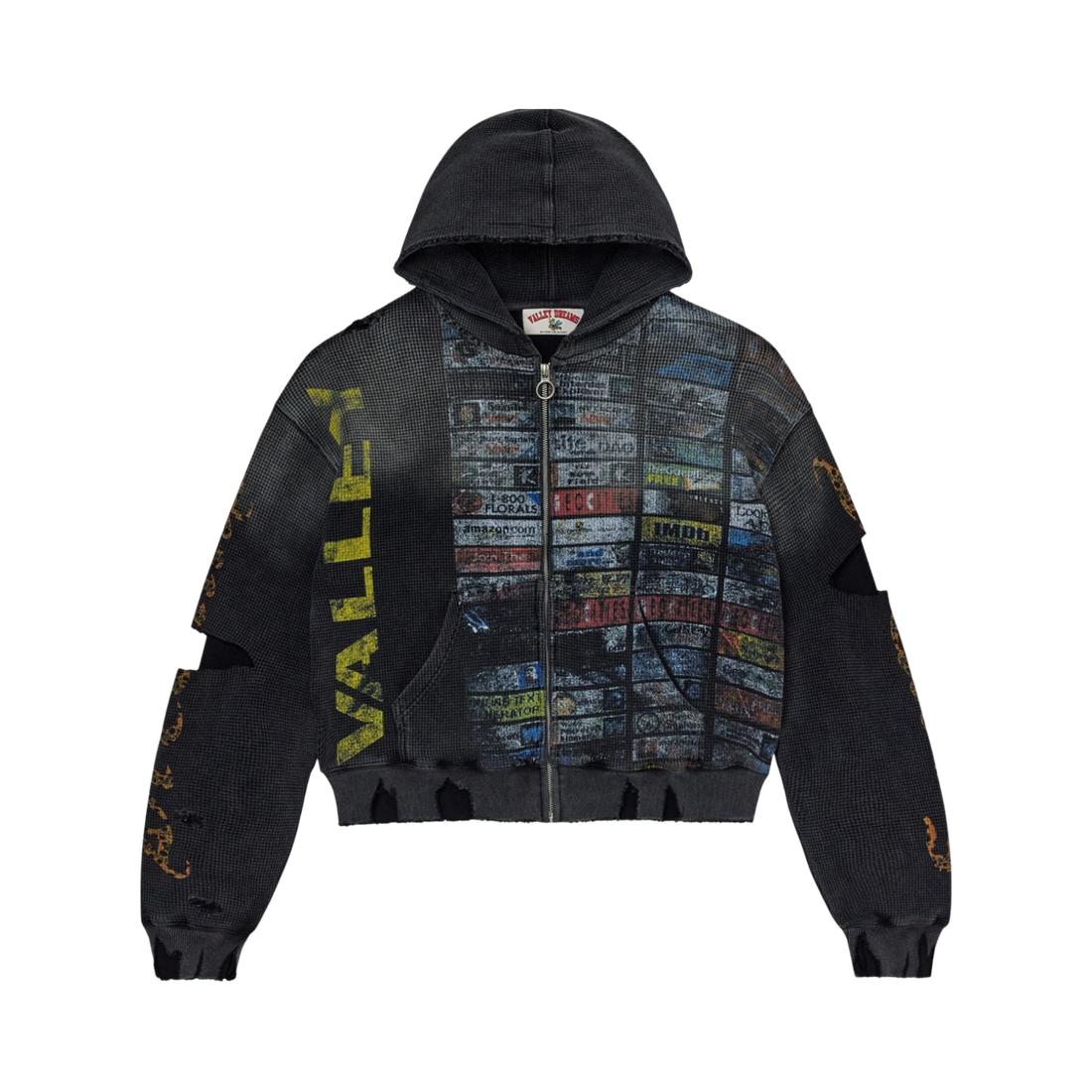 VALE FOREVER ZIP-UP 'GLITCH BLACK'