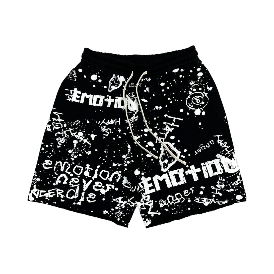 MIXED EMOTIONS SHORT 'GRAFFITI BLACK'