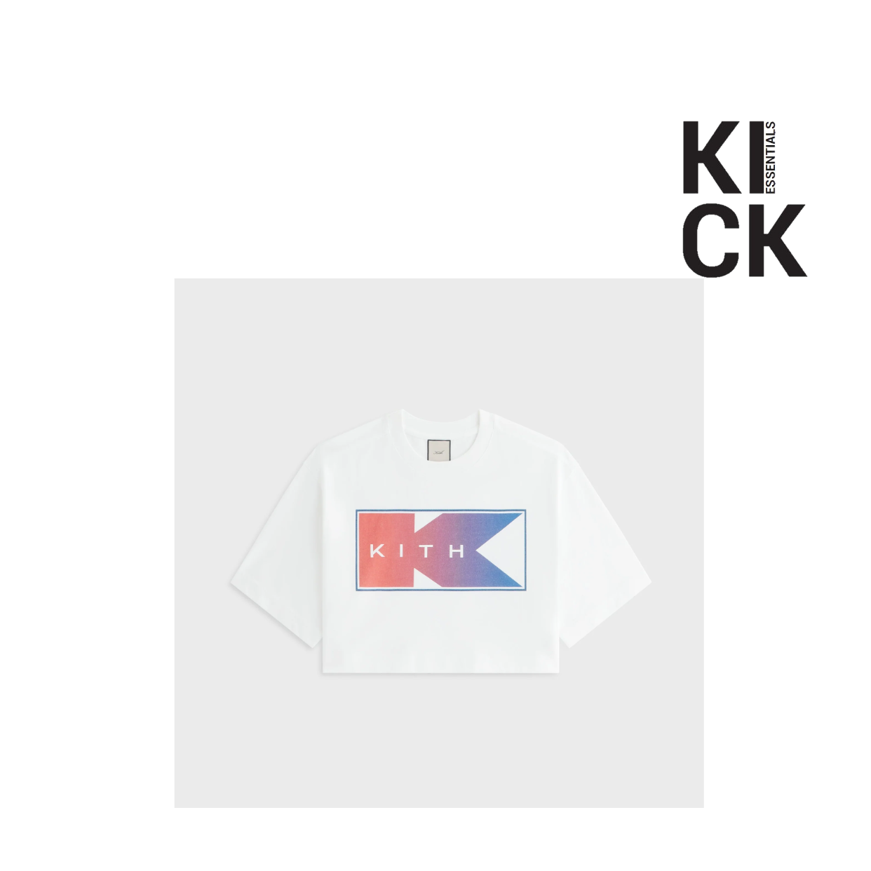 KITH TEE (W) 'GRADIENT FEI WHITE'