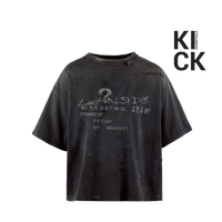 LOST SHADOWS TEE 'METALLIC FONT'