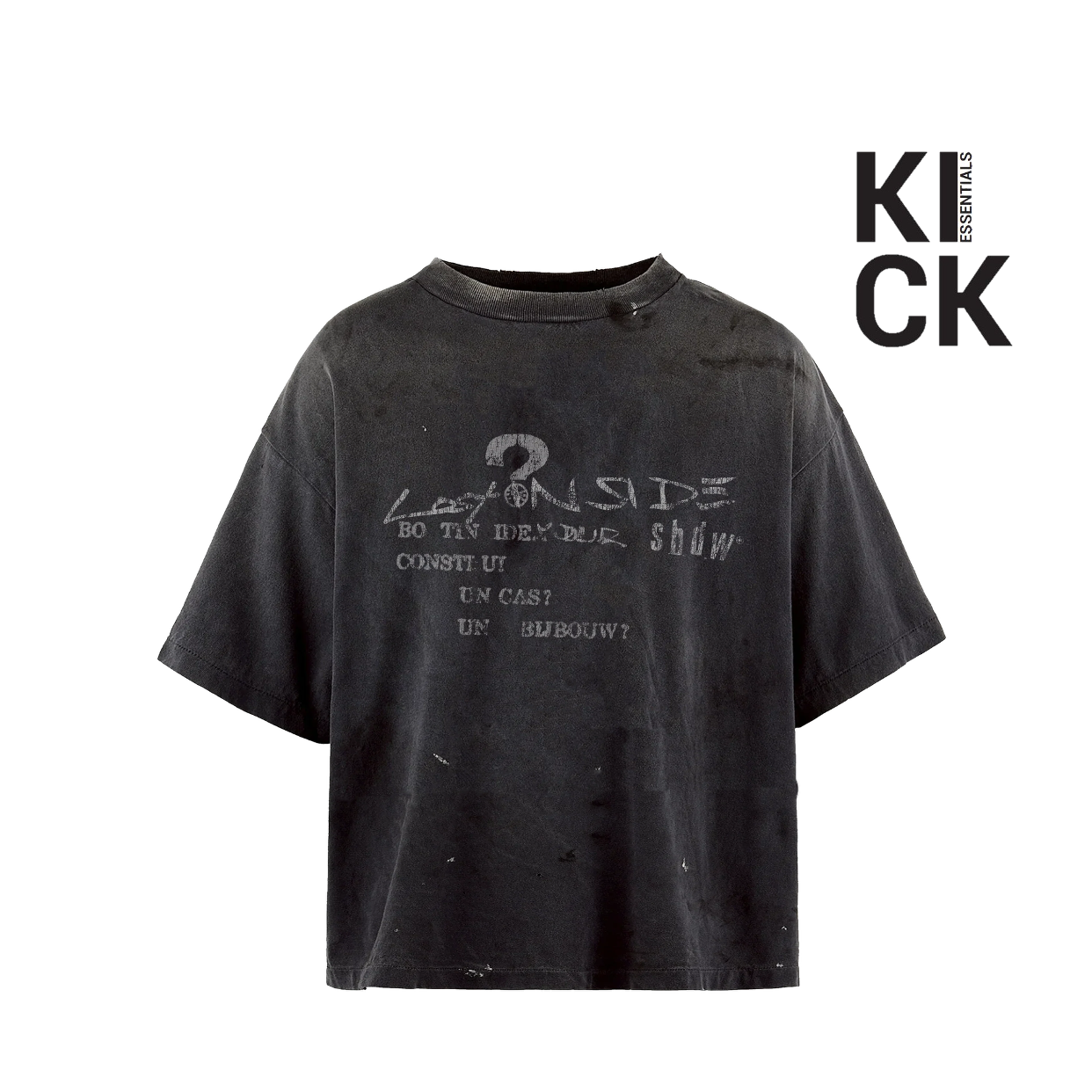 LOST SHADOWS TEE 'METALLIC FONT'