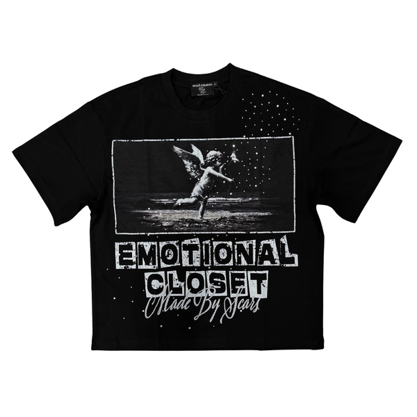 MIXED EMOTIONS TEE 'BLACK SCAR'