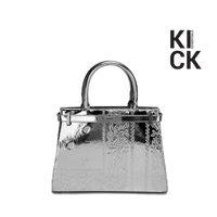 NDG PARIS BAG '250MM SILVER PAISLEY'