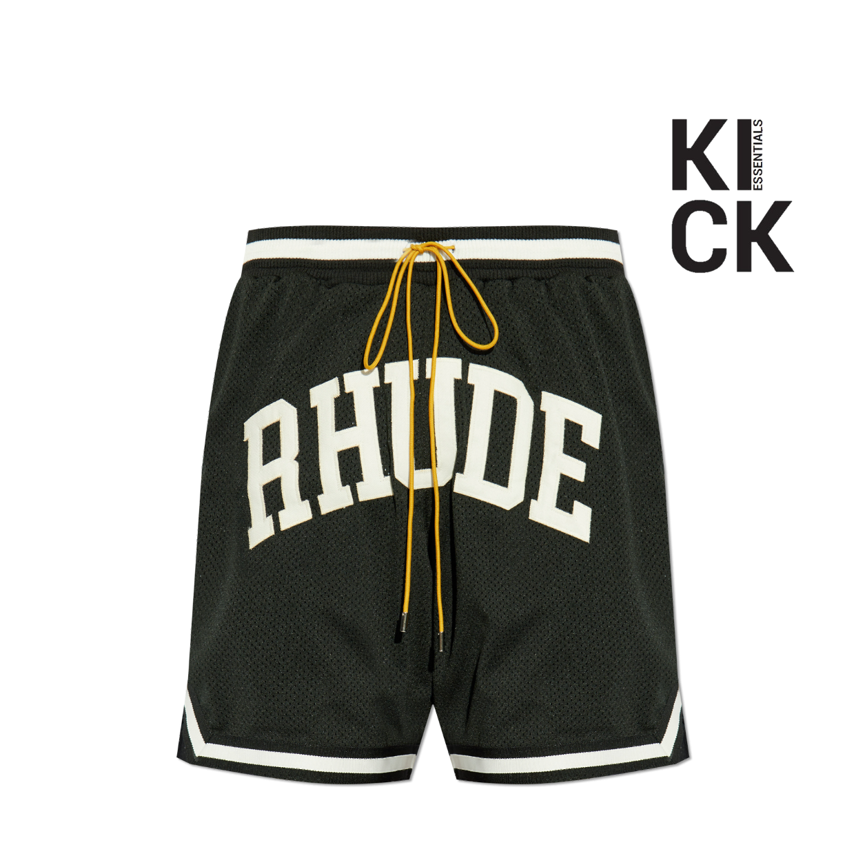 RHUDE SHORT 'COLLEGIATE BLACK WHITE'