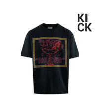 RHUDE TEE 'LIVE RHUDES BLACK'