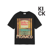 RHUDE TEE 'HOTEL DI MONACO BLACK'