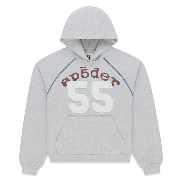 SP5DER HOODIE '55 UNIVERSITY HEATHER GREY'
