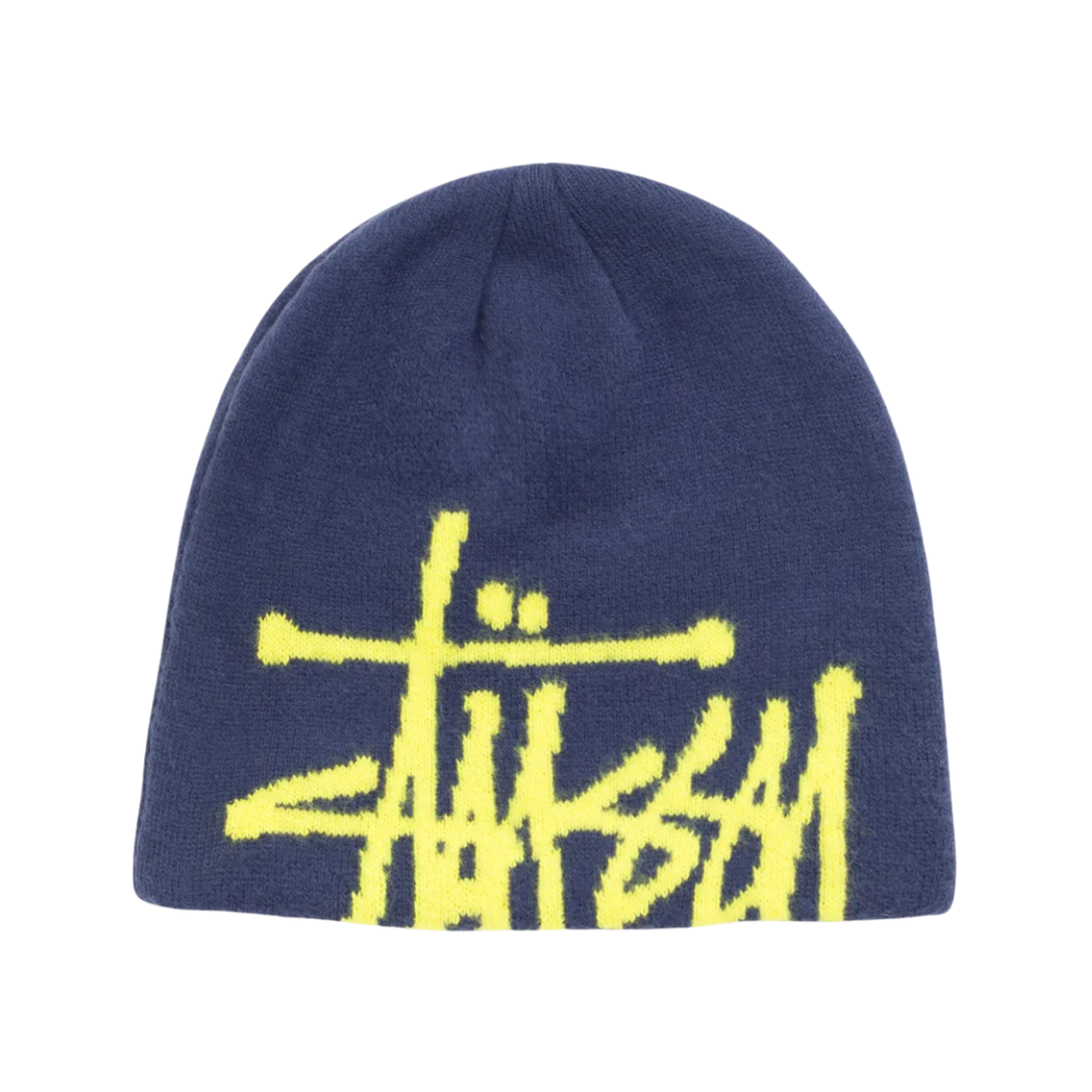 STUSSY BEANIE 'BRUSHED OUT BASIC SKULLCAP NAVY'