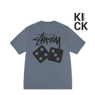 STUSSY TEE 'DICE NAVY'