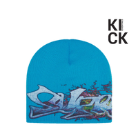 SUPREME BEANIE 'TAG BLUE (FW25)'