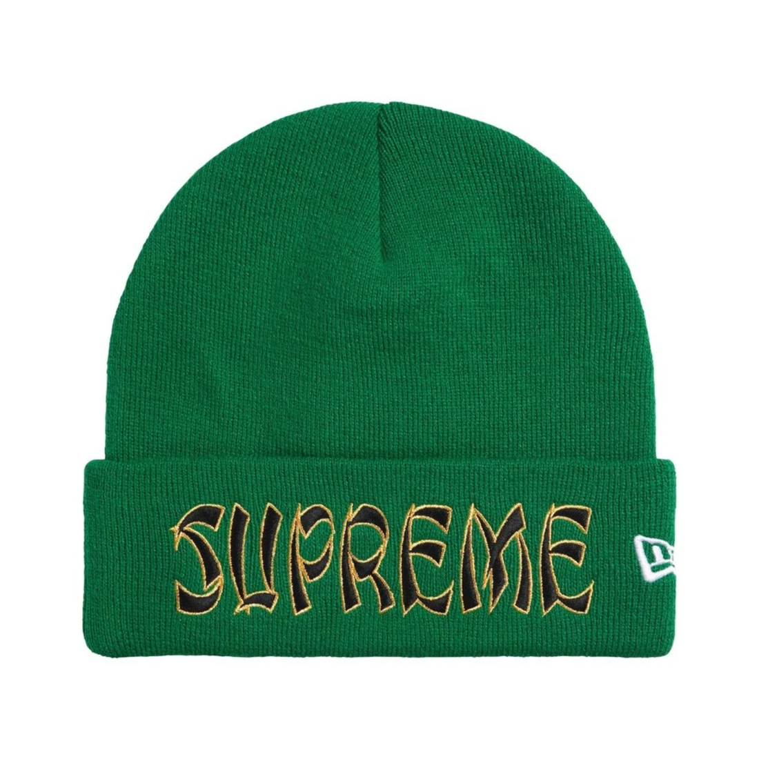 SUPREME BEANIE 'NEW ERA ACTION GREEN'