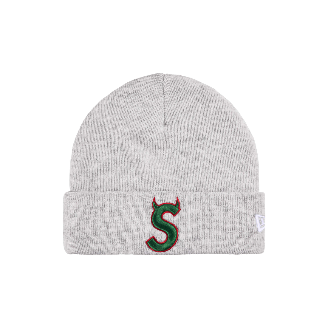 SUPREME BEANIE 'S LOGO GRAY'