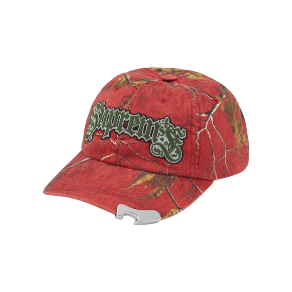 SUPREME HAT '6 PANEL BOTTLE OPENER REALTREE XTRA RED CAMO'