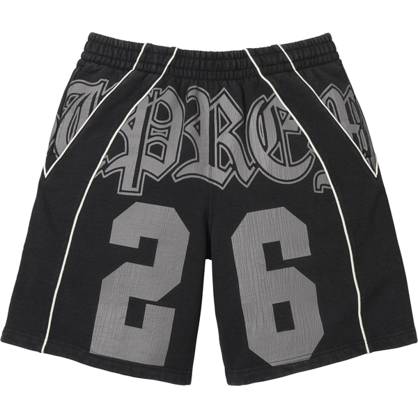 SUPREME SHORT 'PANELED SWEATSHORT BLACK'