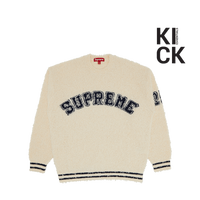 SUPREME SWEATER 'TEXTURED ARC CREAM'