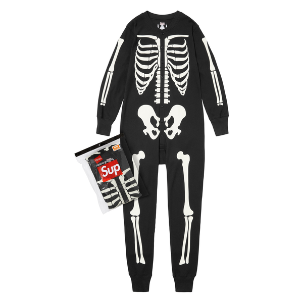Supreme Thermal 'Hanes Bones Union Suit Black'