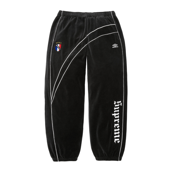 SUPREME TRACK PANT 'UMBRO VELOUR BLACK'