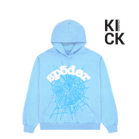 SPIDER HOODIE 'LIGHT BLUE'