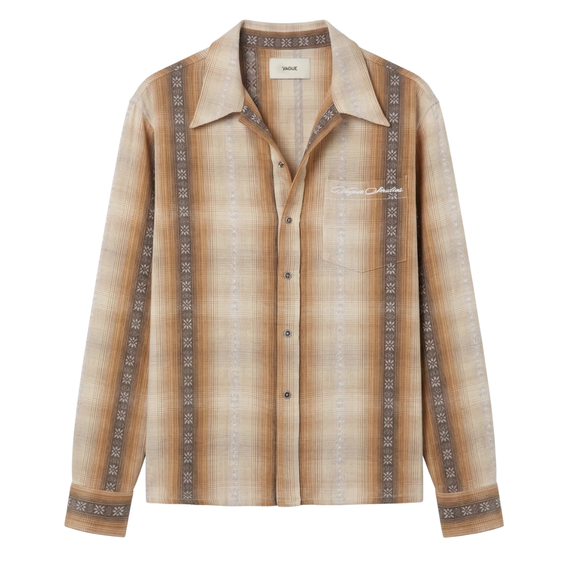 VAGUE STUDIOS FLANNEL 'FLOWER CHILD WHEAT'