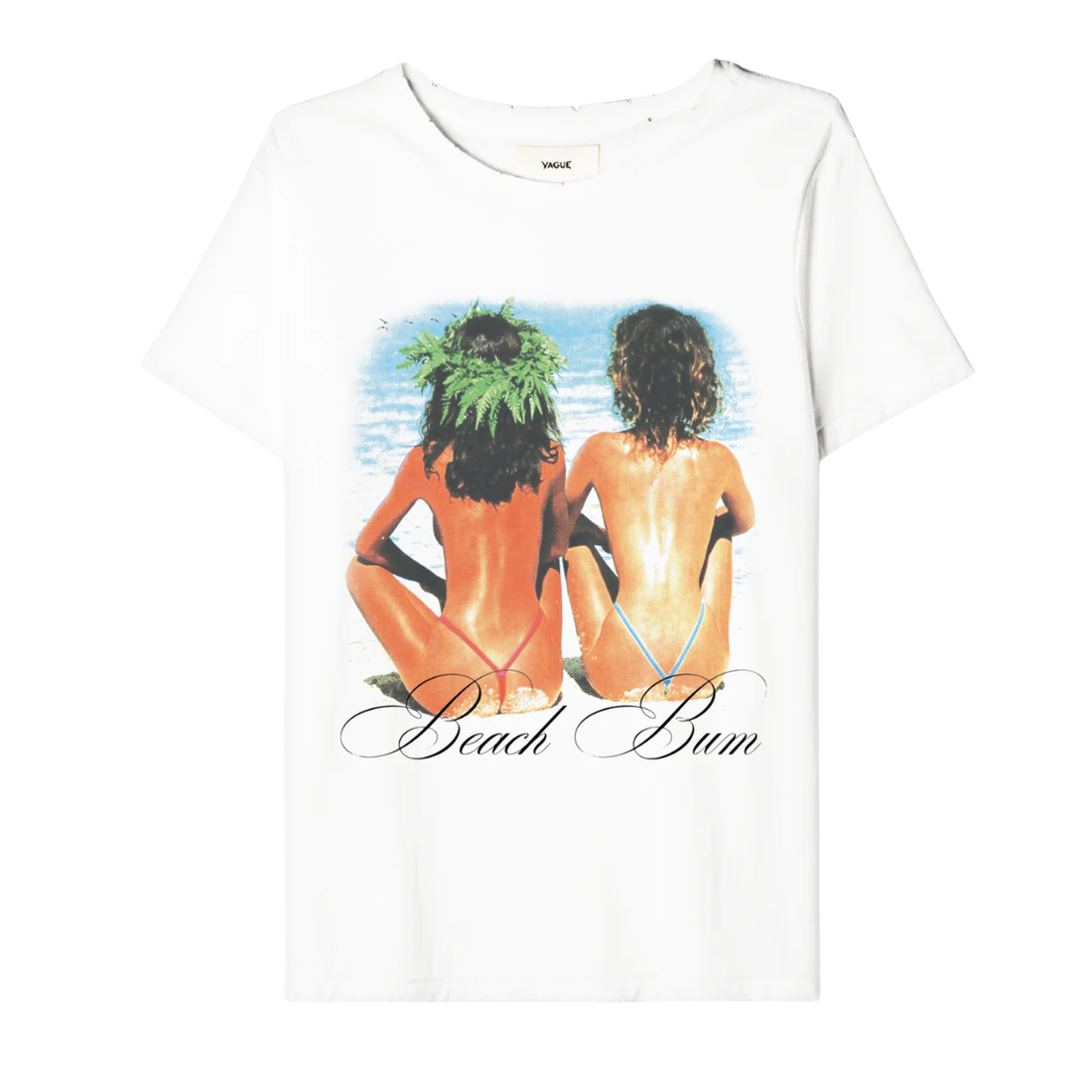 VAGUE STUDIOS TEE 'BEACH BUM WHITE'