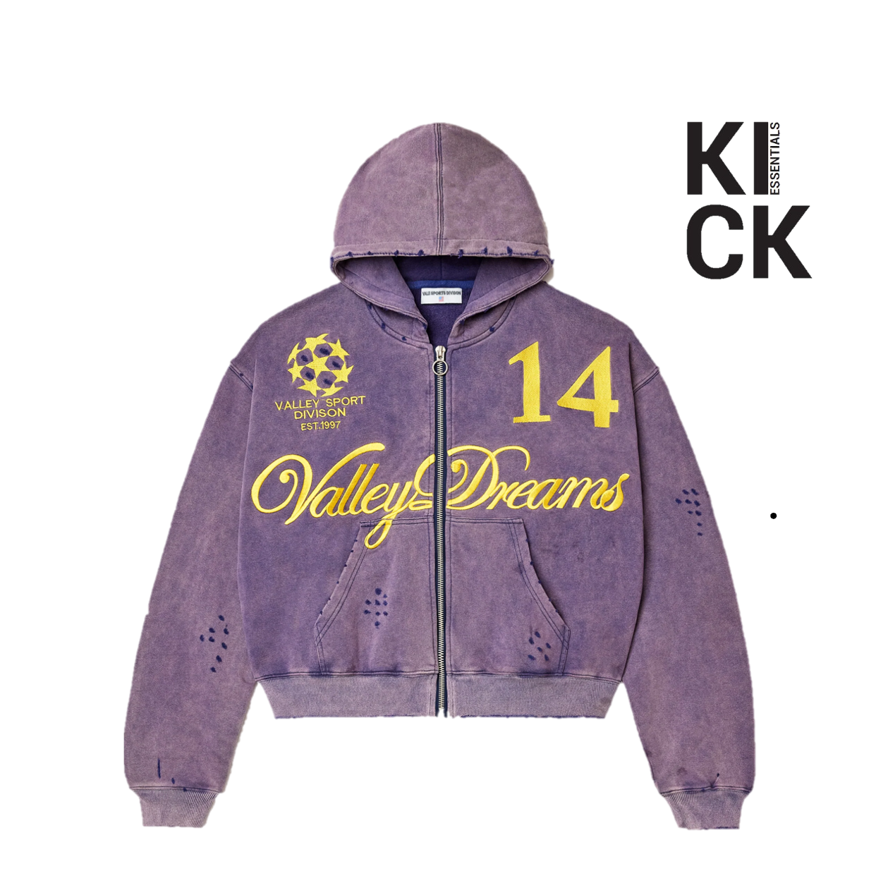 VALE FOREVER HOODIE 'ZIP-UP 14 PURPLE' – Kick Essentials